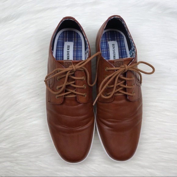 Ben Sherman Preston Oxford Sneaker Tan Size 11 EUC - Picture 2 of 8